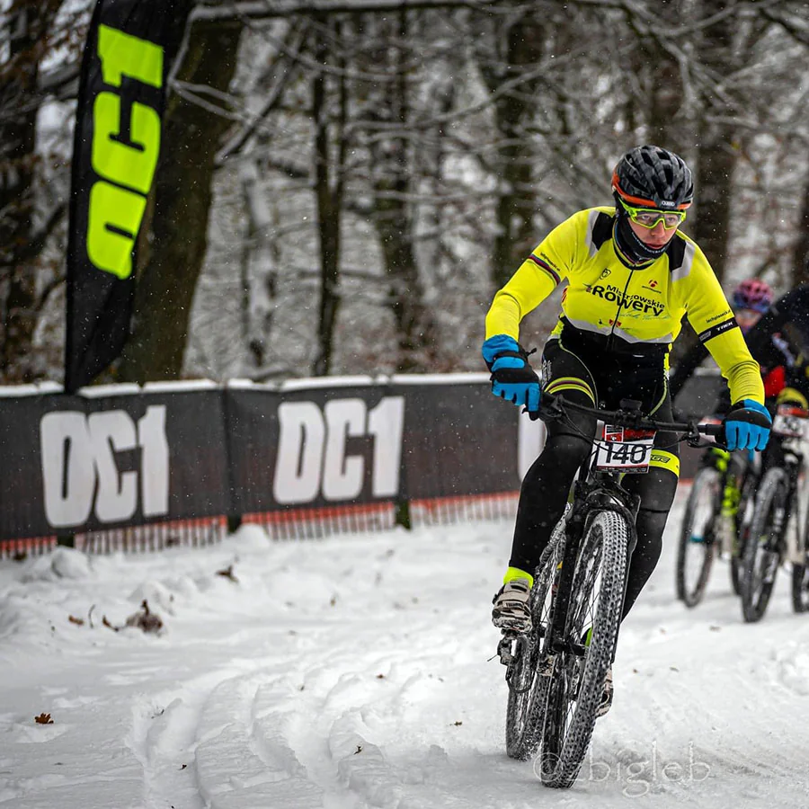 Winterliches MTB-Rennen an OC1-Banden
