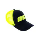 Kappe OC1 Lime Cap, Seitenansicht, energetisches Limettengrün und sportliches Trucker-Design