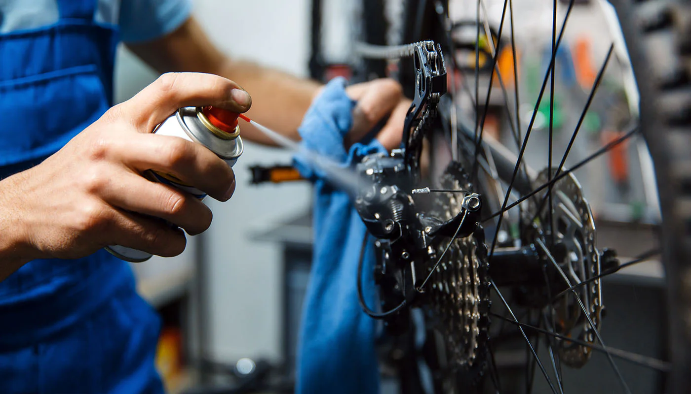 Ist WD-40 zum Schmieren der Fahrradkette geeignet?
